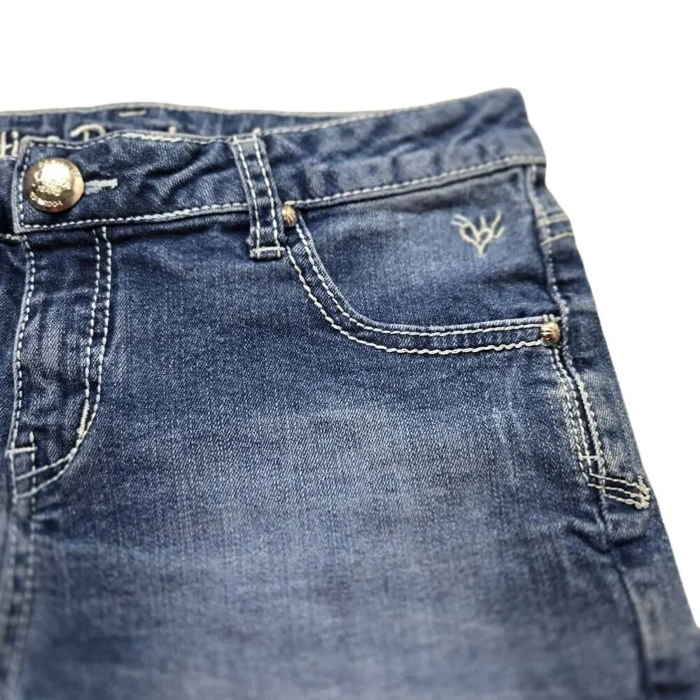 Justice Patriotic denim shorts 14